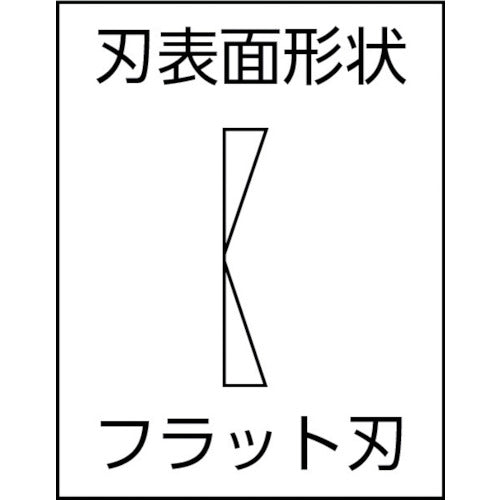 ＴＴＣ　極薄刃プラスチックニッパー（片刃）ステンレス　SKN-140　1 丁