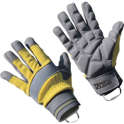 富士手袋　天牛減振手袋　黄　００３５　Ｌ　0035-L　1 双