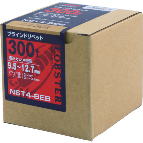 エビ　ブラインドリベット（ステンレス／ステンレス製）　４−８（３００本入）　エコＢＯＸ　NST48EB　1 箱