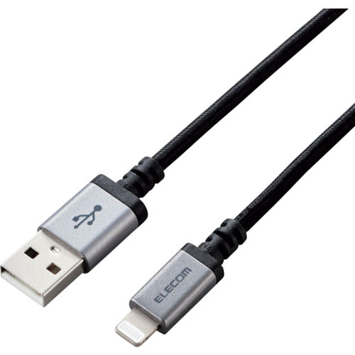 ELECOM Lightning Cable, Heavy Duty, 2.0m, Black, MPA-UALS20BK, 1 Piece