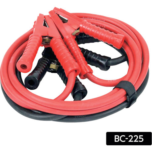 Ｍｅｌｔｅｃ　ブースターケーブル　ＤＣ１２Ｖ／２４Ｖ・２２０Ａ　５ｍ　BC-225　1 Ｓ