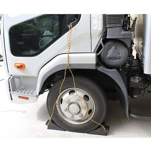 Meltec 플라스틱 타이어 스토퍼 2개들이 대형 트럭 이하 FT-25 1 S