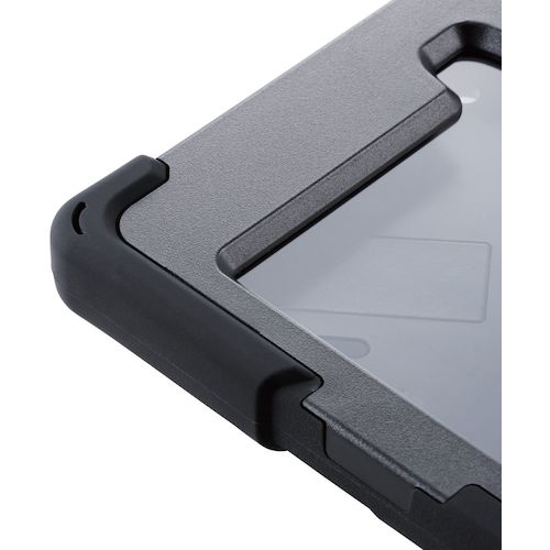 ELECOM iPad 10.2 2019용 풀 프로텍트 케이스 숄더 벨트 부착 스탠드 부착 블랙 TB-A19RHVHBK 1개