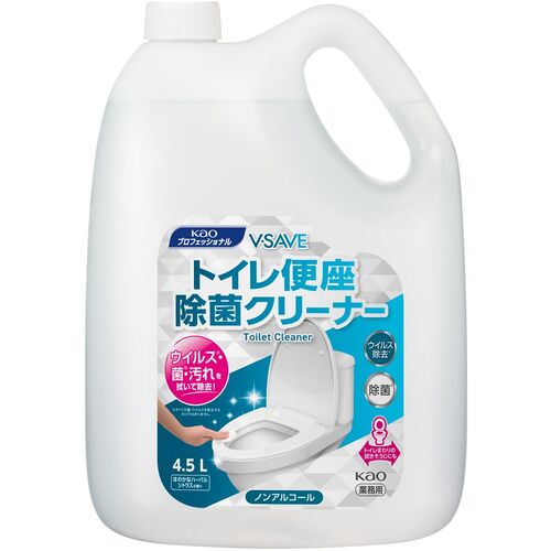 Ｋａｏ　業務用Ｖ−ＳＡＶＥ　便座除菌クリーナー　４．５Ｌ　　398772　1 本