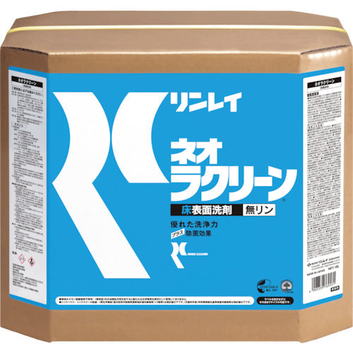 リンレイ　床用洗剤　ネオラクリーン　１８Ｌ　ＲＥＣＯＢＯ　769532　1 箱