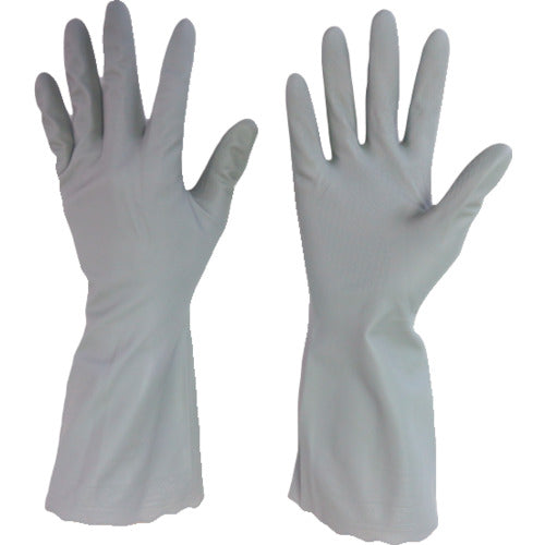 Kawanishi Thin Vinyl Gloves, 1 Pair, Gray, Size S, 2150G-S, 1 Pair