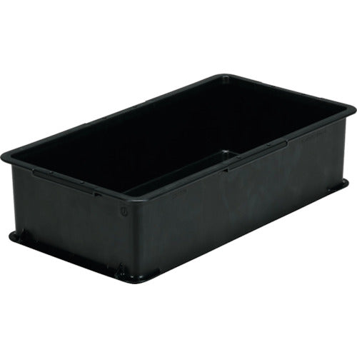 サンコー　導電性ボックス型コンテナー　２０２４２４　サンボックス＃２４−５　ブラック　20242400BK　1 個
