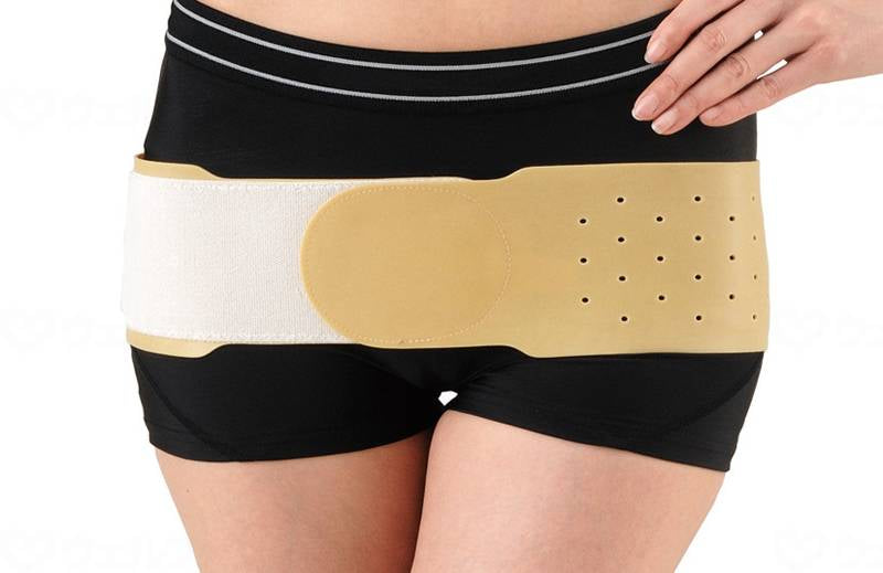 Nakayama Style Pelvic Belt, Beige, L