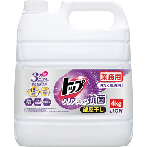 Lion Top Clear Liquid Antibacterial 4kg HETAG4 1 bottle