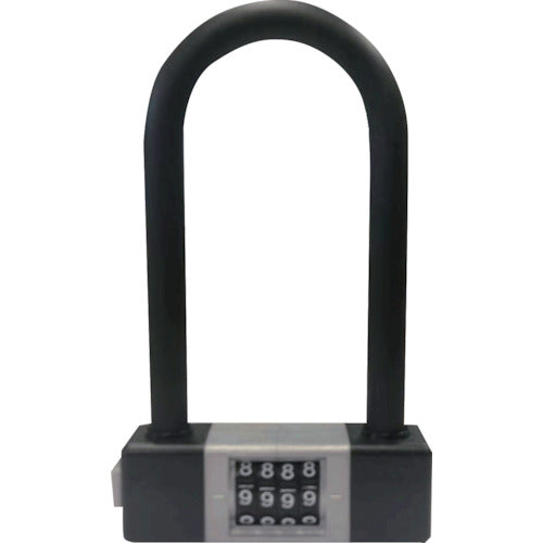 フジテック　ＢＰプッシュ式Ｗロック吊長　ブラック／シルバー　B-10814　1 個