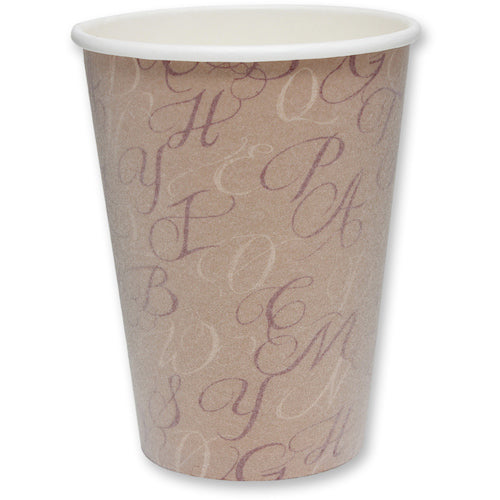 HEIKO 발포 단열 컵 12 온스 구경 89 mm 타이포 아트 50개들이 004537106 1봉