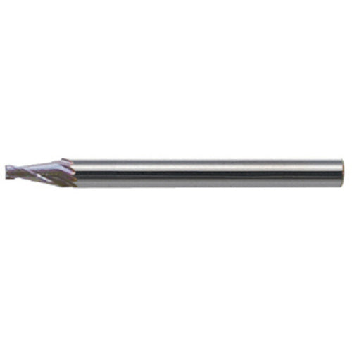ユニオンツール　超硬エンドミル　テーパ　φ０．２×片角　２°　CCTE20024　1 本