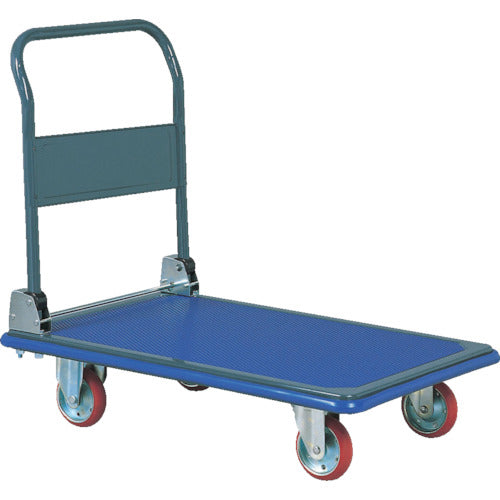 アイケー　プレス製運搬車　折り畳みハンドルタイプ　均等荷重３００ｋｇ　301　1 台