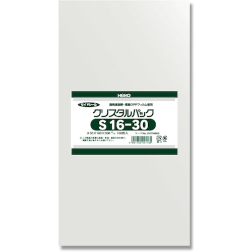 ＨＥＩＫＯ　ＯＰＰ袋　クリスタルパック　Ｓ　１６−３０　１００枚入り　006734800　1 袋