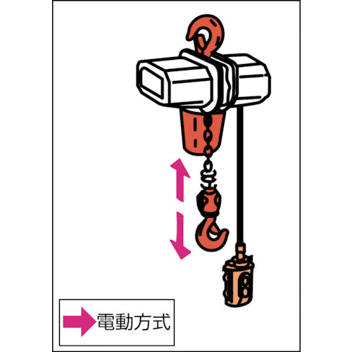 象印　ベータ型小型電気チェンブロック　定格荷重２００ＫＧ　揚程３Ｍ　（βＳ−０２０　　３ｍ）　BS-K2030　1 台