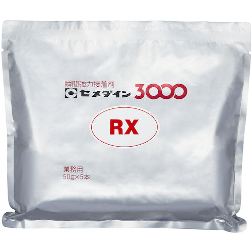 セメダイン　瞬間接着剤　３０００ＲＸ（超速硬化・難接着タイプ）　５０ｇ　ＡＣ−０６１　AC-061　1 本