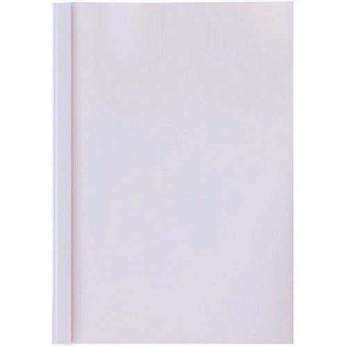 とじ太くん　とじ太くん専用カバー　クリアホワイト　Ａ４　タテとじ　背幅１８ｍｍ　4110007　1 PK