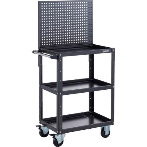 TRUSCCO 툴 왜건 이글 왜건 상부 펀칭 패널 부착 600X400X1330 블랙 EGW-P963-BKBK 1대