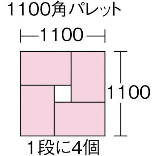 サンコー　スタッキングコンテナー　１０４６０３　サンテナーＢ＃４０−２グリーン　SK-B40-2-GR　1 個