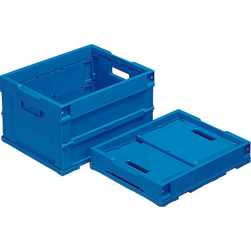 サンコー　折りたたみコンテナー　５５７３９０　オリコンＰ２０Ｂ（２）青　SKO-P20B(2)-BL　1 個