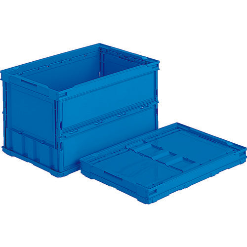 산코 접이식 컨테이너 558700 페탄코 O-50B 블루 용량 52.7L SKSO-O50B-BL 1 개