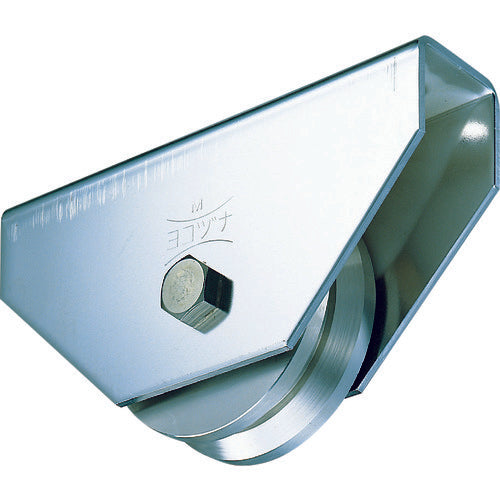 요코즈나 스테인리스 중량 도어 차륜 직경 110mm V형 JBS-1105 1개