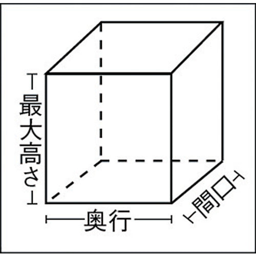 ＴＲＵＳＣＯ　透明パレットカバー　１１００Ｘ１１００Ｘ１３００用　厚み０．０３　TM-P-11A　1 袋