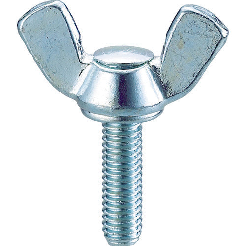TRUSCO Forged Wing Bolt Type 2 Nickel M4 x 10 26 pcs B39-0410 1 PK