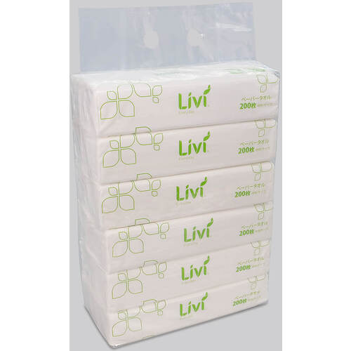 Livy 8785 Paper Towel Medium Size 6P G7PC 1 Bag
