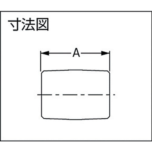 ＫＡＫＵＤＡＩ　水道配管用継手　砲金丸ニップル　呼び径Ｒ１／２　6499Y-13　1 個