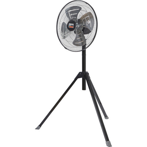 TRUSCO [Sold out this season] Fully enclosed industrial fan General fan Stand type Aluminum blade Black TFBA-45S-BK 1 unit