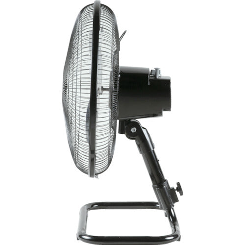 TRUSCO Totally Enclosed Industrial Fan General Fan Stationary Type Aluminum Blade Black TFBA-45A-BK 1 Unit