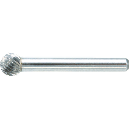 TRUSCO Carbide Bur, Spherical, Φ9.5 x Blade Length 8.5 x Shaft 6, Double Cut, TB8C095, 1 Piece