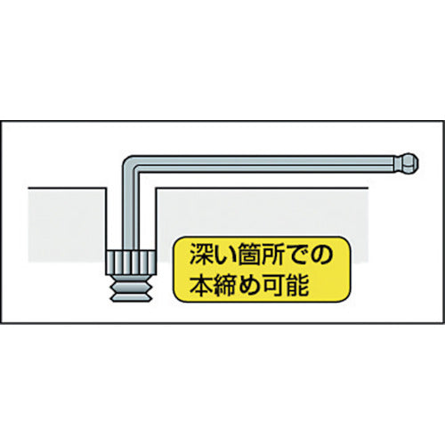 ミトロイ　Ｌ型ホローレンチ　ボールポイント　ネオ　ホルダー９本組　HBL900N　1 Ｓ