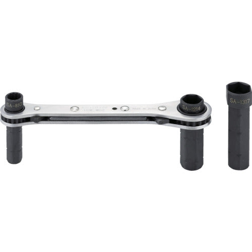 ミトロイ　両スライドラックレンチ２　８×１０・１２×１４・１３×１７　TRW-WS2　1 丁