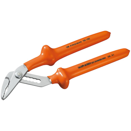 FACOM Insulated Tools Multi-Grip Pliers 250mm 180.VSE 1 Piece