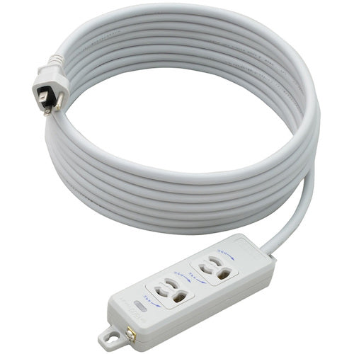 Meiko Horizontal OA Grounding Tap, 2 Ports, White Body, White Center Piece, 5M, MR7902TJ5, 1 Piece