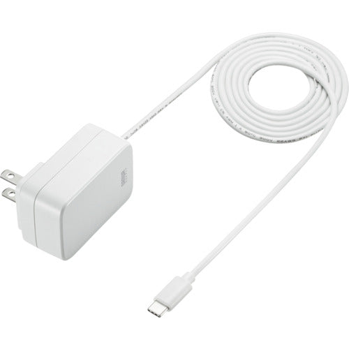 ＳＡＮＷＡ　ＵＳＢ　ＰＤ対応ＡＣ充電器（ＵＳＢ　ＴｙｐｅＣケーブル一体型１８Ｗ）　ACA-PD82W　1 個