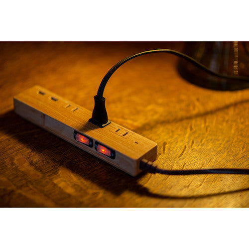 Ｆａｒｇｏ　ＮＡＴＵＲＡＬ　ＷＯＯＤ　ＴＡＰ　ＡＣ３個口　２．１Ａ　ＵＳＢ　２ポート　ベージュウッド　PT337BEWD　1 個