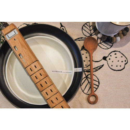 Ｆａｒｇｏ　ＴＡＰＫＩＮＧ　ＵＳＢ　ＡＣ６個口　３．４Ａ　ＵＳＢ　２ポート　ベージュウッド　PT601BEWD　1 個