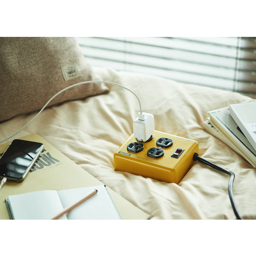 Ｆａｒｇｏ　スチールタップ　ＡＣ４個口　イエロー　PT400YE　1 個