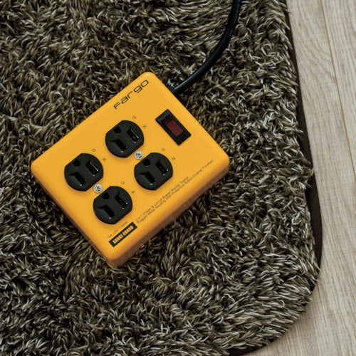 Ｆａｒｇｏ　スチールタップ　ＡＣ４個口　イエロー　PT400YE　1 個