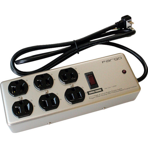 Ｆａｒｇｏ　スチールタップ　ＡＣ６個口　シルバー　PT406SV　1 個