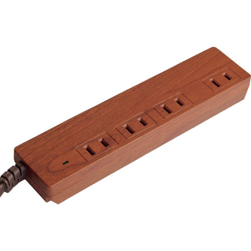 Ｆａｒｇｏ　ＮＡＴＵＲＡＬ　ＷＯＯＤ　ＴＡＰｐ　ＡＣ４個口　個別スイッチ付　ダークウッド　PT403DW　1 個