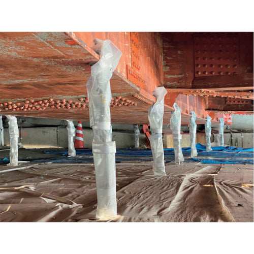 Seeds Factory "Protection Master" Reflective PP Sheet for Suspended Scaffolding (Nighttime Use) Width 24cm Length 1.8m NST000044 1 Sheet