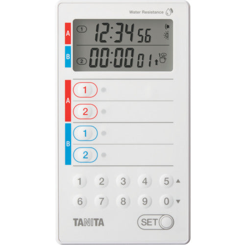 ＴＡＮＩＴＡ　プリセットタイマー　洗えるタイプ　ＴＤ−４２８−ＷＨ　TD-428-WH　1 台