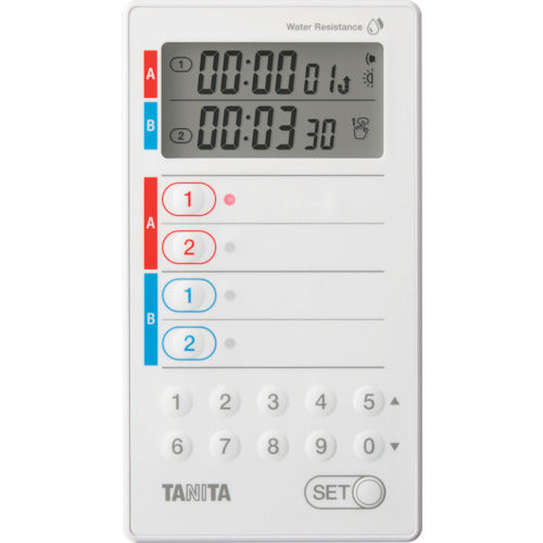 ＴＡＮＩＴＡ　プリセットタイマー　洗えるタイプ　ＴＤ−４２８−ＷＨ　TD-428-WH　1 台