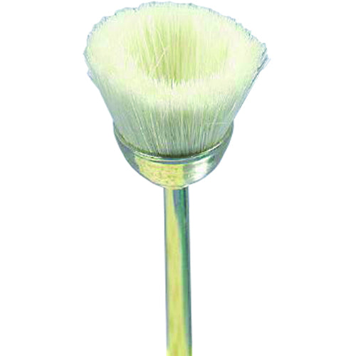 야나세 정밀 컵 브러쉬 흰 머리 부드러운 14x8x3x36 B14CS 10 개