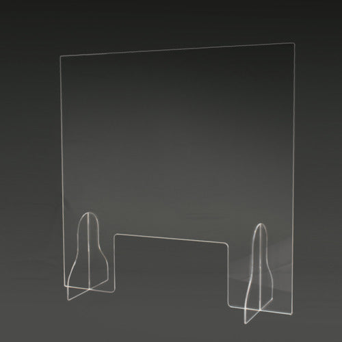 マグエックス　卓上アクリルパーテーション　窓付　６００×６００　AP-M　1 箱