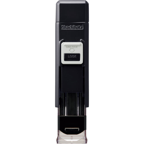 Shachihata One-touch Stamp Holder Hanko Benri Black CPHN-A5 1 pc
